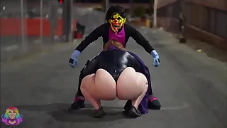 Teen Titans Innovative Integument Trailer Starring Mia Dior with the addition of Richh Des